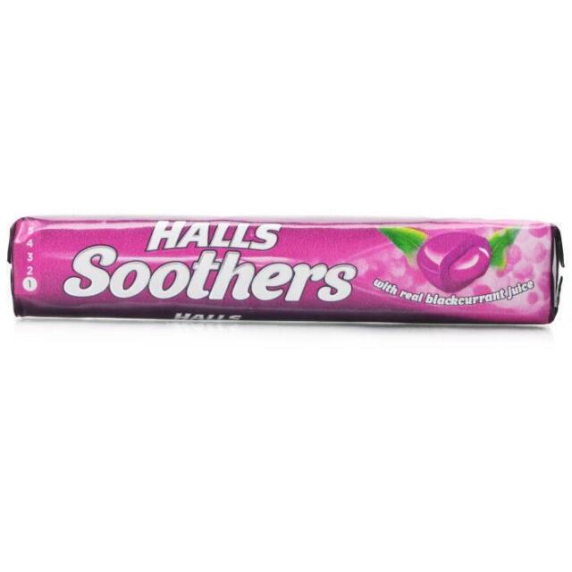 Halls Soothers Lozenges Strawberry x 3 packets
