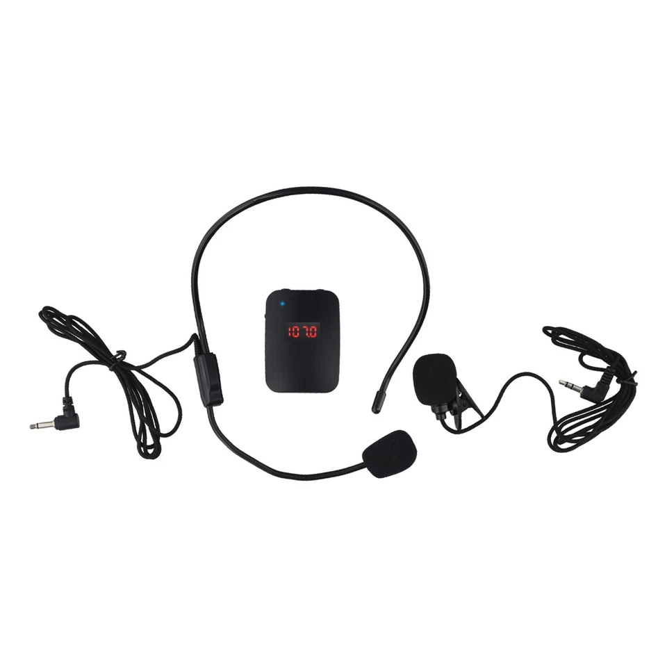Mikrofonsender Mit LED-Anzeige 30 M Effektive Entfernung Kabelloses Headset - Bild 2 von 4