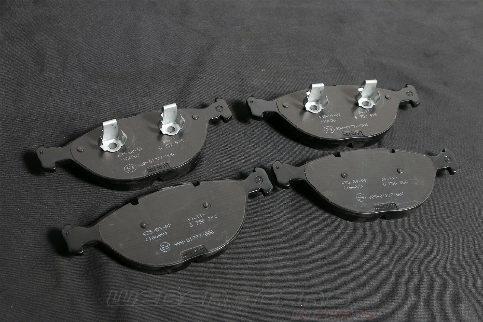 34116761282 Repair Kit Brake Pads AsbestosFree New Org BMW X5 E53 4.6is 347PS eBay