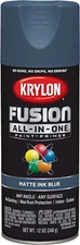 Fusion All-In-One Adhesive Spray Paint for Indoor/Outdoor Use, 12 Oz, Ink Blue