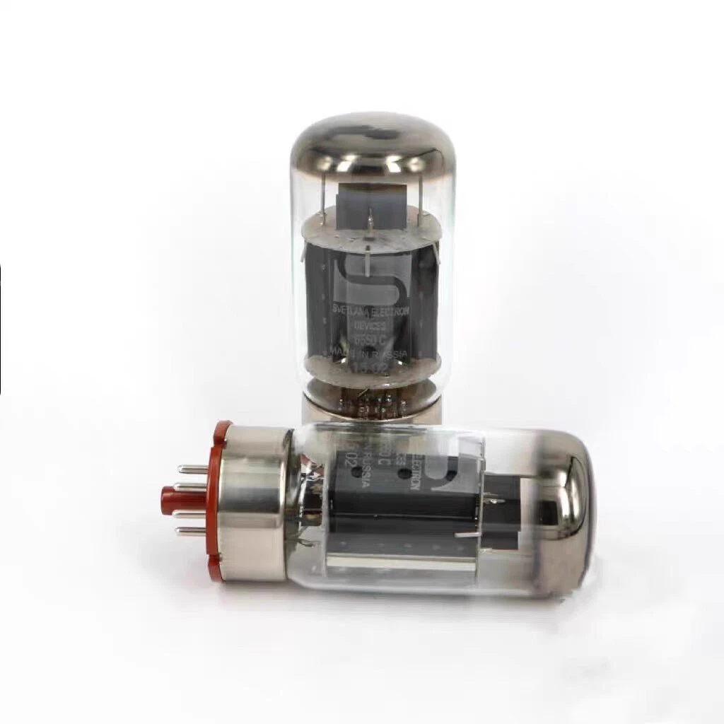 Rara Coppia Tubi Valvole Svetlana Alati =C= 6550C 6550 NOS - Foto 5