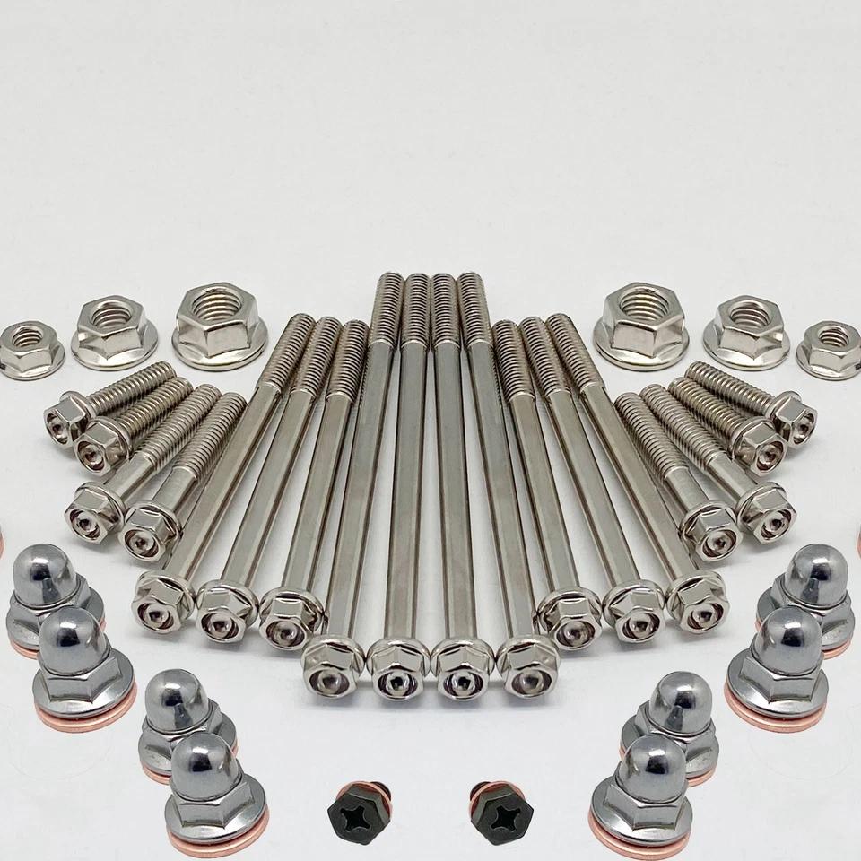 KIT DE PERNOS DE RESTAURACIÓN DE NÍQUEL 250SXF PARA FRENO MOTOR PLÁSTICO CUADRO KTM 250 SX-F Foto 3 de 4