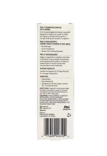(1) SEALED BOX Olay Pro X PROX Anti Aging Deep Wrinkle Treatment 1.0 Fl. Oz. NEW - Picture 2 of 2