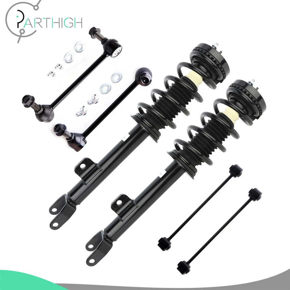 Front Complete Struts Rear Sway Bar End Links For 2012-2017 Dodge Charger 3.6L - Image 4 of 4