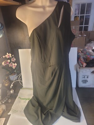green emerald velvet dress Beaded One-Shoulder Short Party Dress
