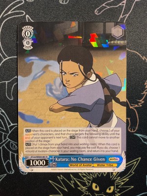 Weiss Schwarz Avatar Last Airbender Katara: No Chance Given ATLA/WX04-081 R