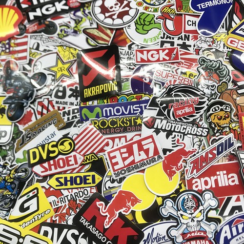 Lot Set of 120 Motorcycle Motocross Decals Stickers Racing ATV UTV Dirtbike Cool - Picture 3 of 9