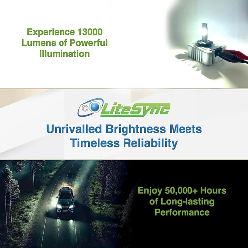 LiteSync D3S LED Bulbs Xenon HID Gas Discharge For Land Rover Range Rover 10-On - Picture 10 of 12