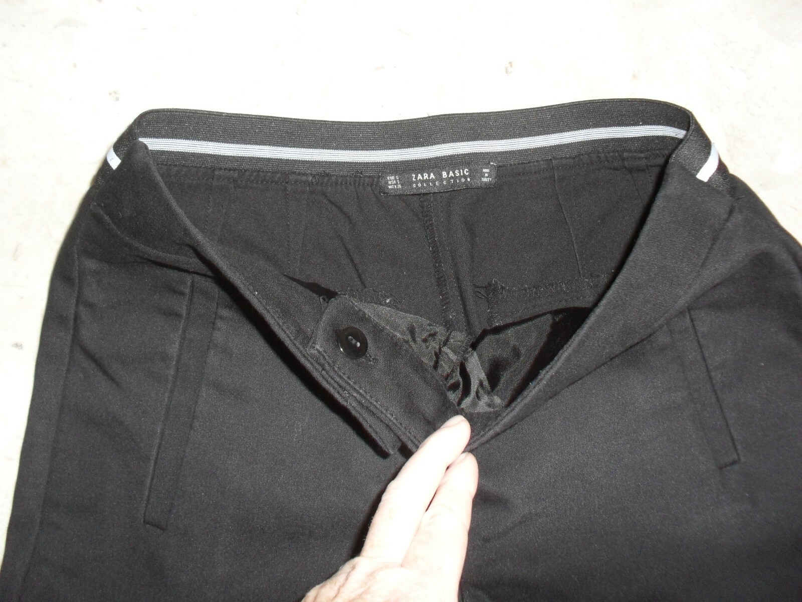 CURRENT ZARA BASIC PANTS size S CLASSIC LINE BARG… - image 6