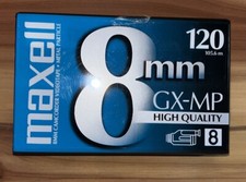 Maxell 8mm Camcorder Videotape GX-MP High Quality 120 Minutes Free Shipping/NEW