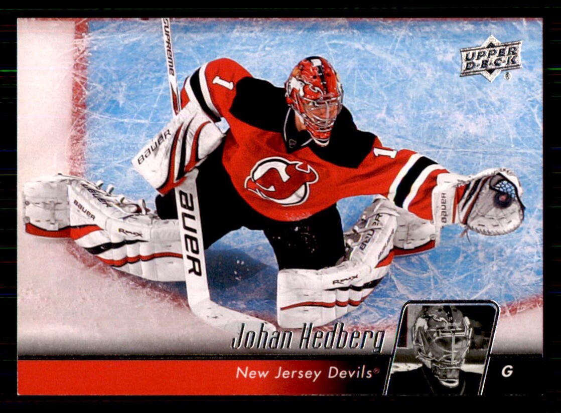 2010-11 Upper Deck #369 Johan Hedberg New Jersey Devils