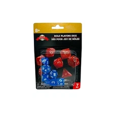 Role Playing Dice Set 7 Piece Classic Games Blue DnD Pathfinder D&D NEW SEALED