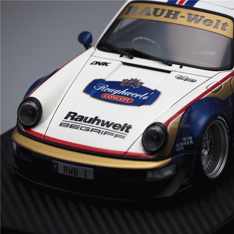 RARE* Ignition Model 1/18 Porsche RWB 911 964 in White/Blue RARE* Ignition Model 1/18 Porsche RWB 911 964 in White/Blue
