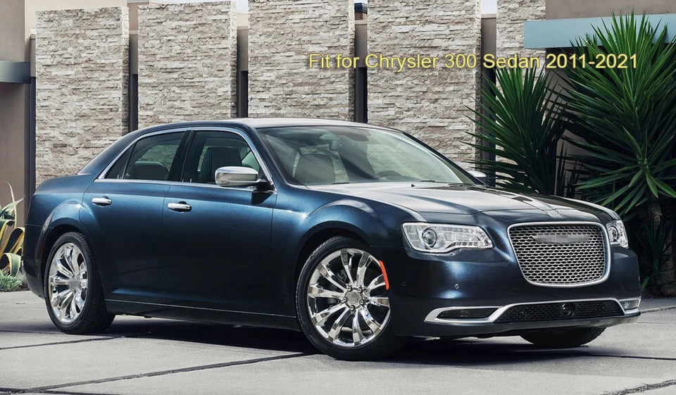 4x para-lamas de carro protetores contra respingos para-lamas para Chrysler 300 Sedan 2011-2021 - Imagem 2 de 4