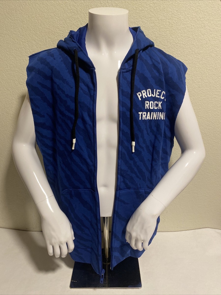 Under Armour Project Rock Rival Fleece Sleeveless Full-Zip Under Armour Project Rock Rival Fleece Sleeveless Full-Zip