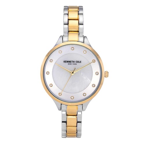 Kenneth Cole KC4095 Ladies Quartz Watch Date Rotating Bezel New Battery Running Ladies Watch Kenneth Cole 954-02 Silver Face & Band - New  main image 3