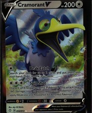 Cramorant V Ultra Rare Shining Fates 054/072 Colorless Holo Pokemon Card