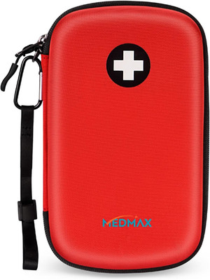 MEDMAX Epipen Medical Tragetasche, Große Tragbare Notfalltasche Hartschalen EVA 