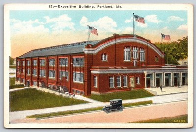 Exposition Building Portland Maine Vintage Postcard Eastern News Co. 1910s E91