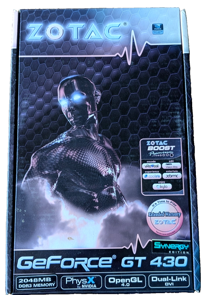 ZOTAC NVIDIA GeForce GT 430 Synergy Edition Video Graphics Card, 2GB ...