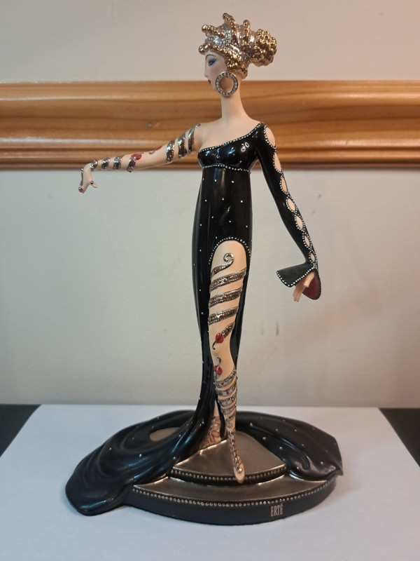 The Franklin Mint Erte figurine 'Pearls And Rubies' - Limited Edition #A 1019 
