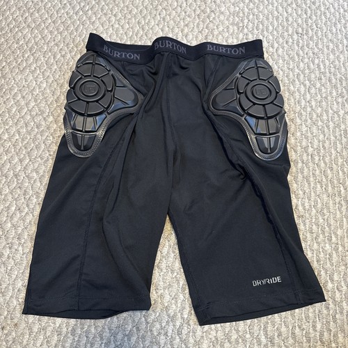 Burton Dryride Total Impact Shorts Youth Large Black G Form Padded Snowboard