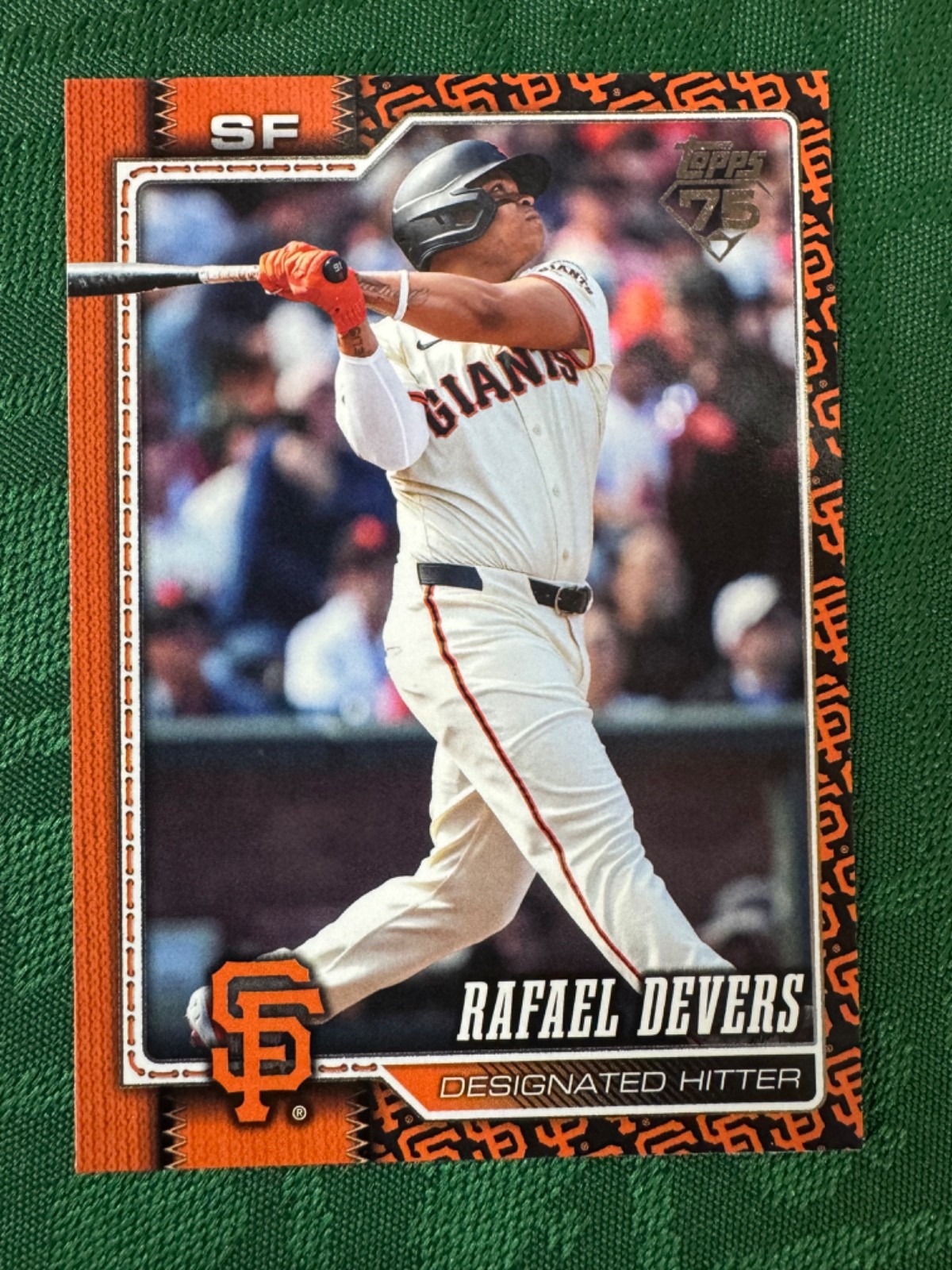 2026 Topps Series 1 - Rafael Devers #219 San Fransisco Giants  Team Color Border