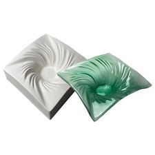 9"SQ. Deep 3.75" Cyclone Slump Mold Glass Fusing