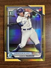 2024 Bowman Draft Gold #BD160 Aaron Parker /50 Blue Jays