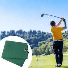 Golf Towel Good Absorbent Small Comfortable Lightweight with Carabiner Hook