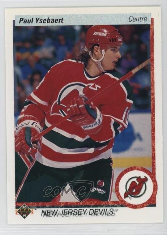 1990-91 Upper Deck French Paul Ysebaert #375 Rookie RC 0u9w