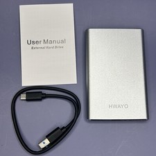 Portable External Hard Drive USB C USB 3.1 Gen1 10Gbps For Windows Mac Xbox