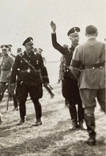 RARE! WW2 GERMAN LEADER AT 1935 REICHSPARTEITAG NÜRMBERG RALLY (OOAK) PHOTO
