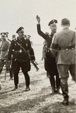 RARE! WW2 GERMAN LEADER AT 1935 REICHSPARTEITAG NÜRMBERG RALLY (OOAK) PHOTO