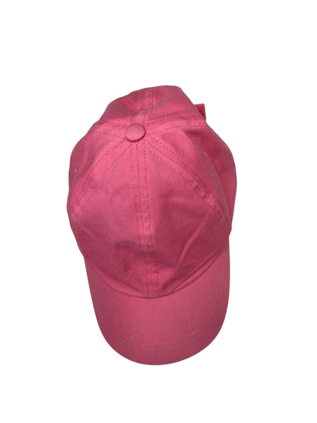 Pink Adjustable Baseball Cap Solid Cotton Blend C… - image 4