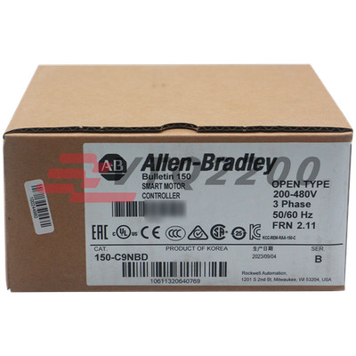 New Allen Bradley 150-C9NBD SMC-3 9A Smart Motor Controller 3-Phase 50/60Hz Max