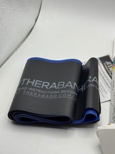 TheraBand Resistance Band Set Latex Free Professional Black Blue Advanced