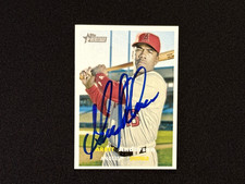 Garret Anderson Signed 2006 Topps Heritage #374 Los Angeles Angels Autograph