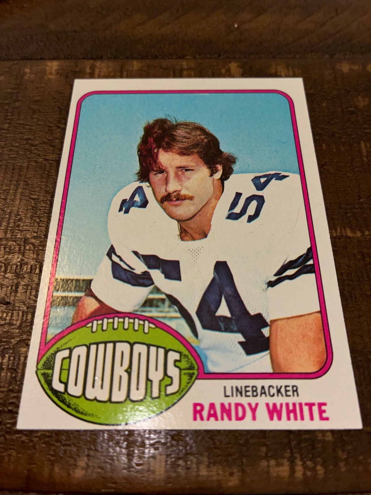 1976 TOPPS FOOTBALL #158 RANDY WHITE RC ROOKIE COWBOYS NM HOF SHARP