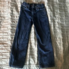 Wrangler Boys Bootcut Slim Fit Jeans Size 8 Slim Blue Denim Medium Wash