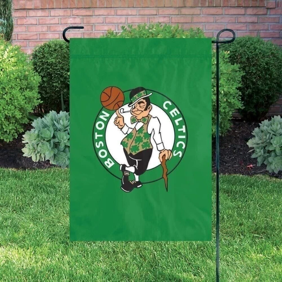 Aplique de bandera de jardín premium Boston Celtics bordado 12,5x18 pulgadas Foto 3 de 3