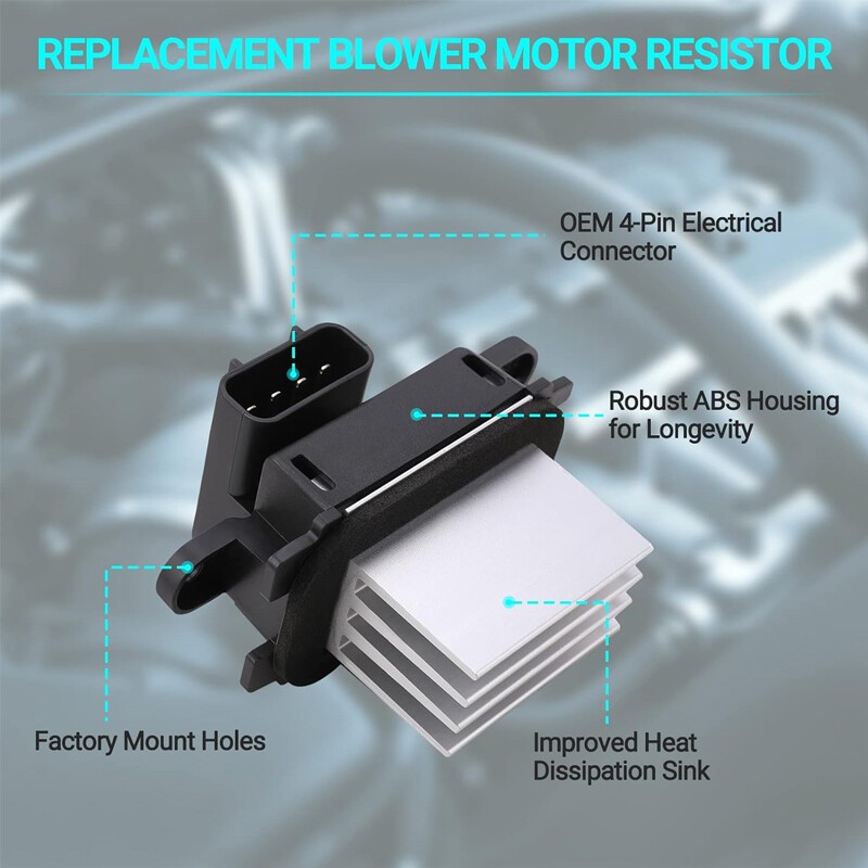 Heater Fan HVAC AC Blower Motor Resistor Control Module For Ford F150 ...