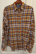 Polo Ralph Lauren Multicolor Plaid Button Down Shirt Mens XL