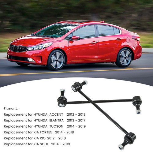 Front Stabilizer Bar Link 1 Pair Front Suspension Sway Bar Link K750523 Heat - Picture 16 of 22