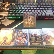 Justin Herbert NFL Football Card Lot (5 Cards) Ducks/ Chargers