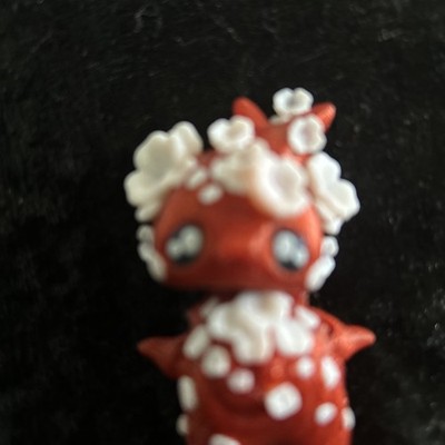Forest Theme  2 1/2 half Inches Tall Move able arms head Strawberry White Bloom