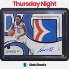 2023 PANINI IMMACULATE #PPA-WAL CASON WALLACE PREMIUM ROOKIE PATCH AUTO RED /25