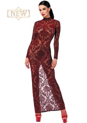 Noir Handmade F383 Kink Royal Kleid mit Vorzügen Clubwear Party Fetisch Lack