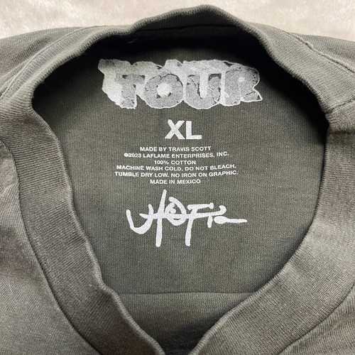 Travis Scott Shirt Mens XL Black I Saw Utopia Tour Merch Sicko Atlanta Georgia - Picture 8 of 11