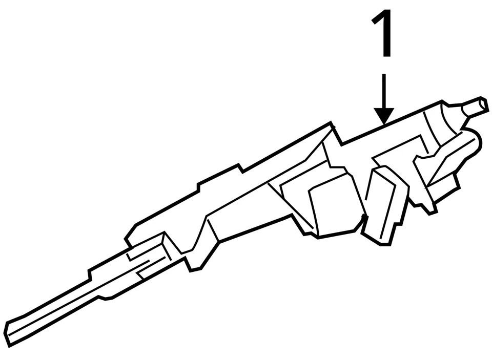 CHRYSLER STEERING COLUMN 5057349AJ NEW OEM 5057349AJ — 第 4/4 张图片